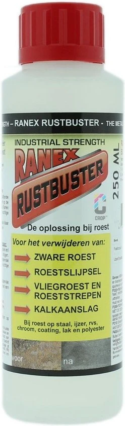 Goedkoopste β RANEX Rustbuster - Roestverwijderaar 250ml π 8 Goedkoopste β RANEX Rustbuster - Roestverwijderaar 250ml π - Afbeelding 8