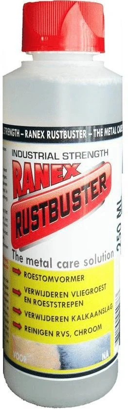 Goedkoopste β RANEX Rustbuster - Roestverwijderaar 250ml π 9 Goedkoopste β RANEX Rustbuster - Roestverwijderaar 250ml π - Afbeelding 9