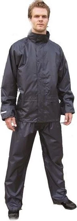 Nieuw ???? Result Zwart All Weather Regenpak Voor Volwassenen L (42/52) ???? 2 Nieuw ???? Result Zwart All Weather Regenpak Voor Volwassenen L (42/52) ???? - Afbeelding 2