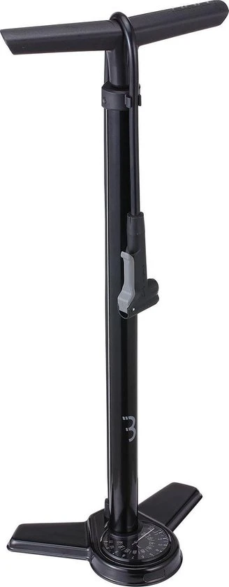 Nieuw ✨ BBB Cycling AirSteel Fietspomp Met Drukmeter - Fiets Pomp Racefiets En Mountainbike - Voetpomp Extra Lang 11 Bar - Zwart - BFP-27 ⭐ 1 Nieuw ✨ BBB Cycling AirSteel Fietspomp Met Drukmeter - Fiets Pomp Racefiets En Mountainbike - Voetpomp Extra Lang 11 Bar - Zwart - BFP-27 ⭐