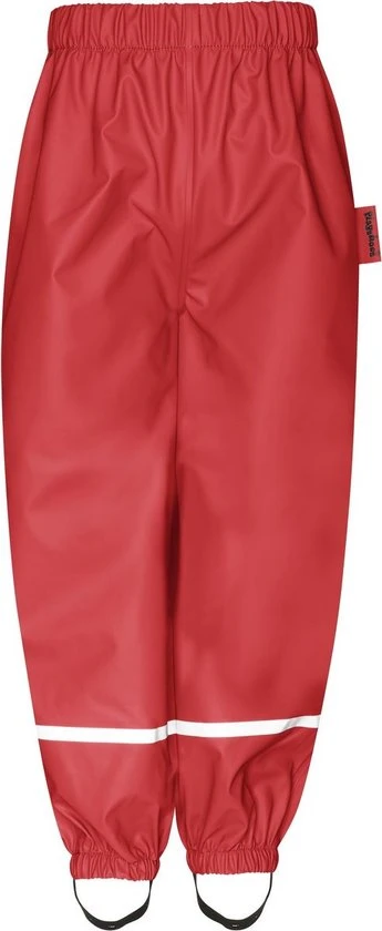 Uitgang ✨ Playshoes - Regenbroek Met Fleece Voering Voor Kinderen - Rood - Maat 104cm ✔️ 1 Uitgang ✨ Playshoes - Regenbroek Met Fleece Voering Voor Kinderen - Rood - Maat 104cm ✔️