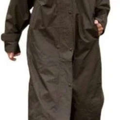 Gloednieuw 🛒 JC Blue Bruine Regenjas - Lange Regenjas - Dames Regenjas - Maat L 🧨