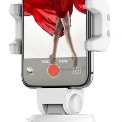Beste deal 👏 Apai Genie Auto Object Tracking Houder Smartphone - 360 Graden Selfie Stick - Mount Telefoon - Automatisch Volgen - Bewegingssensor Statief - Bewegende Beelden - Video & Foto S - IPhone & Android - Wit 😀