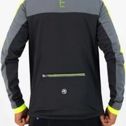 Korting ???? Rogelli Freeze Winterjack - Zwart/Grijs/Fluor - Maat XL ???? -AGU WINKLE 404x840