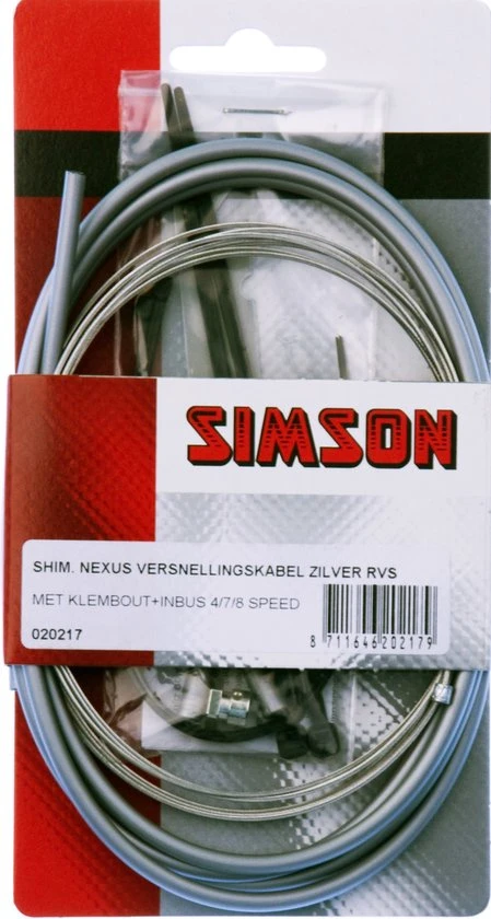Begroting π Simson Versnellingskabelset Shimano Nexus Grijs β 6 Begroting π Simson Versnellingskabelset Shimano Nexus Grijs β - Afbeelding 6
