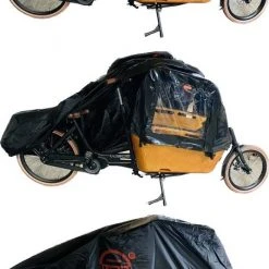 Uitgang ???? CUHOC-Zwarte Bakfietshoes-Geschikt Voor Babboe City Bakfiets - Red Label ???? -AGU WINKLE 453x840