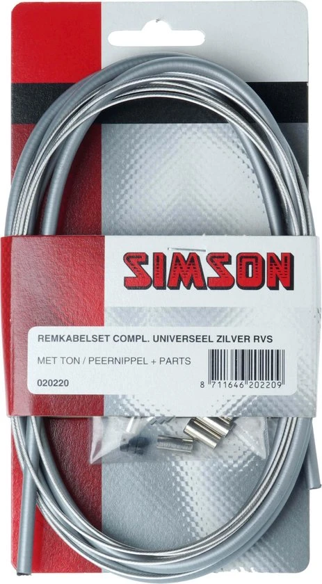 Beste Verkoop ???? Simson Remkabelset Universeel Grijs ???? 1 Beste Verkoop ???? Simson Remkabelset Universeel Grijs ????
