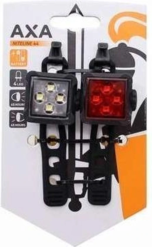 Goedkoopste ???? AXA - Niteline 44 - LED Fietsverlichting - Fietslampjes Voor En Achter - Batterij ???? 5 Goedkoopste ???? AXA - Niteline 44 - LED Fietsverlichting - Fietslampjes Voor En Achter - Batterij ???? - Afbeelding 5