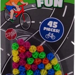 Coupon ⌛ Bike Fun BikeFun Spaakkralen - Fietsversiering - 45 Stuks - Rond - Spaakversiering - Spaakkralen Kinderfiets - Gekleurde Fietskralen Voor Kinderen ⭐