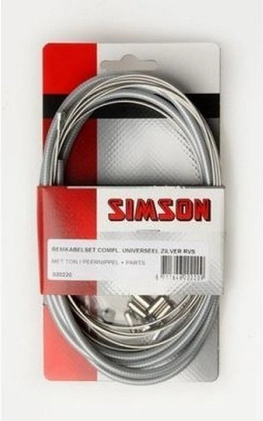 Beste Verkoop ???? Simson Remkabelset Universeel Grijs ???? 4 Beste Verkoop ???? Simson Remkabelset Universeel Grijs ???? - Afbeelding 4