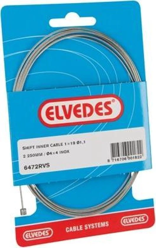 Begroting π₯ Schakel Binnenkabel Elvedes 2250mm RVS 1,1mm Shimano / Sram N-nippel (op Kaart) π 2 Begroting π₯ Schakel Binnenkabel Elvedes 2250mm RVS 1,1mm Shimano / Sram N-nippel (op Kaart) π - Afbeelding 2