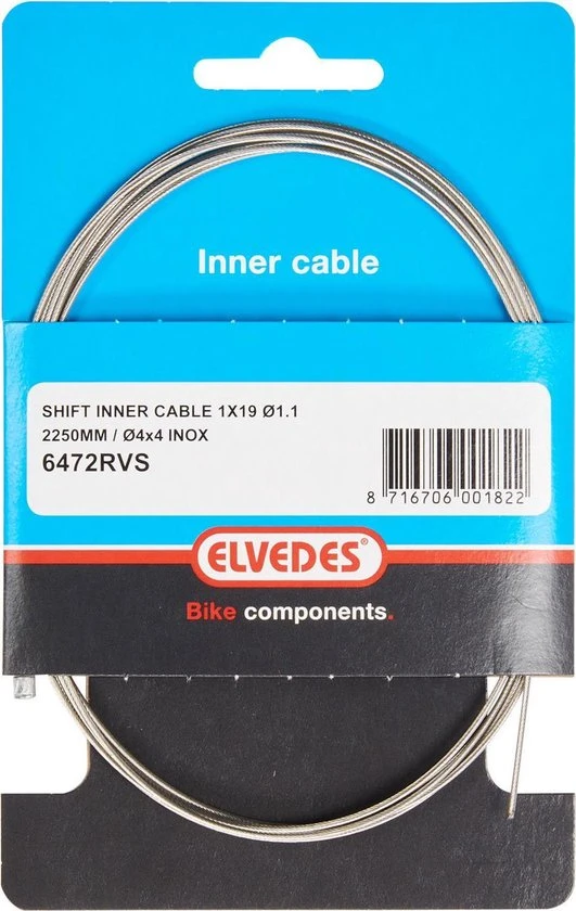 Begroting π₯ Schakel Binnenkabel Elvedes 2250mm RVS 1,1mm Shimano / Sram N-nippel (op Kaart) π 7 Begroting π₯ Schakel Binnenkabel Elvedes 2250mm RVS 1,1mm Shimano / Sram N-nippel (op Kaart) π - Afbeelding 7