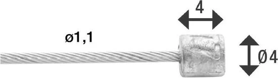 Begroting π₯ Schakel Binnenkabel Elvedes 2250mm RVS 1,1mm Shimano / Sram N-nippel (op Kaart) π 3 Begroting π₯ Schakel Binnenkabel Elvedes 2250mm RVS 1,1mm Shimano / Sram N-nippel (op Kaart) π - Afbeelding 3