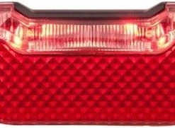Goedkoopste π AXA Blueline Steady Fiets Achterlicht - LED Fietsverlichting - 80 Mm - Rood β