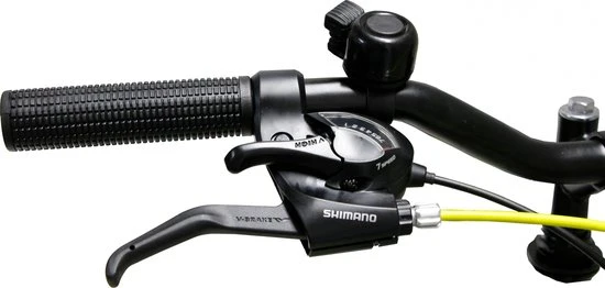 Uitgang π€© Amigo Next Level - Mountainbike 24 Inch - Voor Jongens En Meisjes - Met 21 Versnellingen - Zwart/Geel β¨ 6 Uitgang π€© Amigo Next Level - Mountainbike 24 Inch - Voor Jongens En Meisjes - Met 21 Versnellingen - Zwart/Geel β¨ - Afbeelding 6