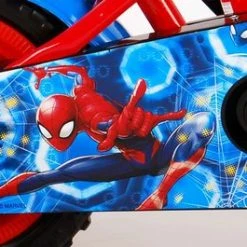Gloednieuw ❤️ Spider-Man Kinderfiets - Jongens - 10 Inch - Rood/Blauw - Doortrapper ???? -AGU WINKLE 550x265