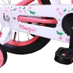 Korting 🎁 Amigo Magic Meisjesfiets - Kinderfiets 14 Inch - Roze 🔔 -AGU WINKLE 550x314 3