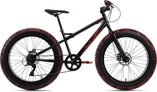 Beste Verkoop π Ks Cycling Fiets Mountainbike MTB 24" Fat Bike SNW2458 Zwart-rood - 38 Cm 𧨠3 Beste Verkoop π Ks Cycling Fiets Mountainbike MTB 24" Fat Bike SNW2458 Zwart-rood - 38 Cm 𧨠- Afbeelding 3