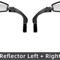Groothandel ✔️ Merkloos 2 Stuks - Fietsspiegel - E-bike - Verstelbaar Links En Recht - Ebike - Set Van 2 - Zwart 🥰