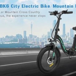 Gloednieuw ???? HITWAY E Bike Fat Tire Opvouwbare Elektrische Fiets, 250W/36V/11,2Ah Batterij, 20 Inch ❤️ 13 Gloednieuw ???? HITWAY E Bike Fat Tire Opvouwbare Elektrische Fiets, 250W/36V/11,2Ah Batterij, 20 Inch ❤️ -AGU WINKLE 550x340 10