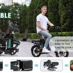 Aanbiedingen 🛒 HITWAY E Bike Elektrische Fiets Vouwfiets, City EBike Voor Heren En Dames, 36V/8.4Ah Batterij, 25km/h, 35-70km, 16", 250W Motor 😀 -AGU WINKLE 550x340 2