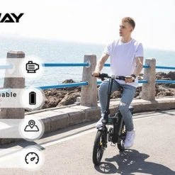 Aanbiedingen 🛒 HITWAY E Bike Elektrische Fiets Vouwfiets, City EBike Voor Heren En Dames, 36V/8.4Ah Batterij, 25km/h, 35-70km, 16", 250W Motor 😀 -AGU WINKLE 550x340 3