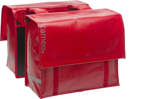 Flash-uitverkoop ???? New Looxs Cameo Dubbele Fietstas - Bisonyl - 46 Liter - Rood ???? 1 Flash-uitverkoop ???? New Looxs Cameo Dubbele Fietstas - Bisonyl - 46 Liter - Rood ????