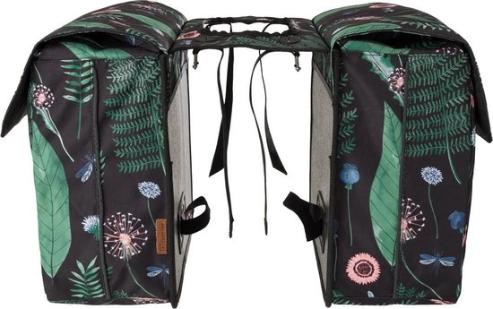 Goedkoopste ???? Fastrider Nyla Dubbele Fietstas Botanic Groen - 32L ???? 2 Goedkoopste ???? Fastrider Nyla Dubbele Fietstas Botanic Groen - 32L ???? - Afbeelding 2