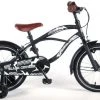 Goedkoop ???? Volare Black Cruiser Kinderfiets - Jongens - 16 Inch - Zwart - 2 Handremmen ⌛