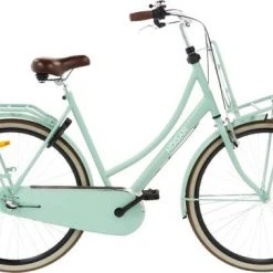 Beste Pirce ⭐ Nogan Vintage N3 - Transportfiets - Damesfiets - 28 Inch / 57 Cm - 3 Versnellingen - Oslo Groen 🌟