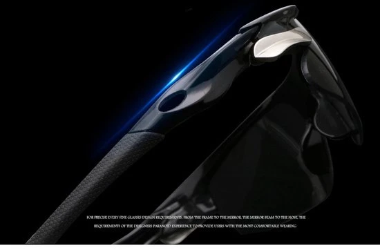 Beste Verkoop ???? Garpex? Garpex Fietsbril - Sportbril - Polaroid Zonnebril - Zonnebril - Racefiets - Mountainbike - Motor - Zwart Frame Blauwe Lens ???? 5 Beste Verkoop ???? Garpex? Garpex Fietsbril - Sportbril - Polaroid Zonnebril - Zonnebril - Racefiets - Mountainbike - Motor - Zwart Frame Blauwe Lens ???? - Afbeelding 5