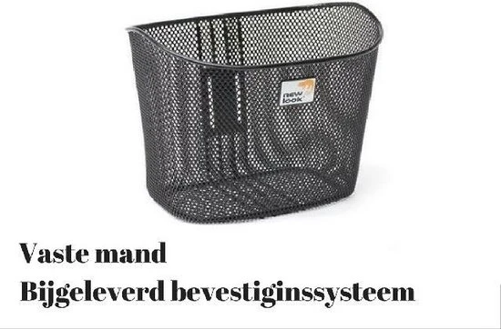 Promo ???? New Looxs Toscane RapidLock Fietsmand Stuur - 19 Liter - Staal – Zwart ???? 5 Promo ???? New Looxs Toscane RapidLock Fietsmand Stuur - 19 Liter - Staal – Zwart ???? - Afbeelding 5