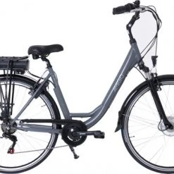 Beste Pirce 🤩 Amigo E-Active - Elektrische Transportfiets Voor Dames - Met 7 Versnellingen - Matgrijs 🥰