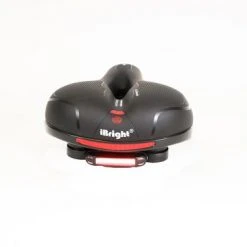 Aanbiedingen ⭐ IBright Gel Fietszadel Met LED Oplaadbare Achterlicht - USB Oplaadbaar - Fietsverlichting Met 6 Functie's - Dames / Heren - Waterdicht - Gratis Zadelstrop - USB Oplaadkabel - Zwart 👏 -AGU WINKLE 550x366 120