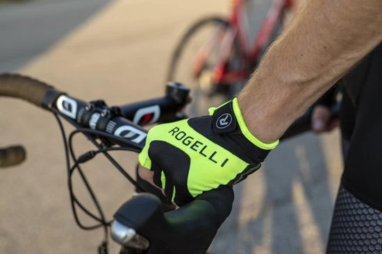 Promo ???? Rogelli Wielerhandschoen Arios Zwart/Fluor L ???? 2 Promo ???? Rogelli Wielerhandschoen Arios Zwart/Fluor L ???? - Afbeelding 2