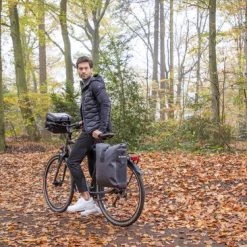 Goedkoop 🔥 New Looxs Varo Waterdichte Enkele Fietstas - 20 Liter Grijs 😍 -AGU WINKLE 550x366 5