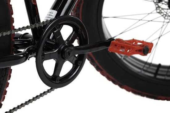 Beste Verkoop π Ks Cycling Fiets Mountainbike MTB 24" Fat Bike SNW2458 Zwart-rood - 38 Cm 𧨠4 Beste Verkoop π Ks Cycling Fiets Mountainbike MTB 24" Fat Bike SNW2458 Zwart-rood - 38 Cm 𧨠- Afbeelding 4