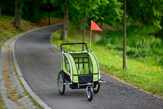 Groothandel ⭐ Viking Choice Fietkar - 2 Kinderen - Met Schokbreker - Lime 🤩 6 Groothandel ⭐ Viking Choice Fietkar - 2 Kinderen - Met Schokbreker - Lime 🤩 - Afbeelding 6