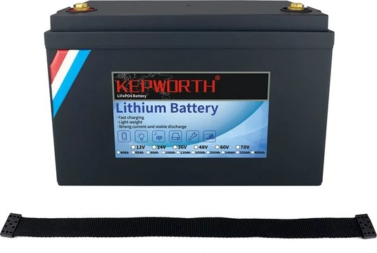 Kopen ???? Kepworth 12.8 V 1280Wh LIFEPO4 Accu Voor Mobile Home ,caravan, Zonnepanelen Enz. ✔️ 2 Kopen ???? Kepworth 12.8 V 1280Wh LIFEPO4 Accu Voor Mobile Home ,caravan, Zonnepanelen Enz. ✔️ - Afbeelding 2