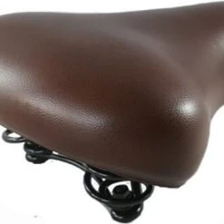 Nieuw ???? Selle Comfort XL Zadel Fiets Bruin, Comfortabel, Classy En Waterdicht ⭐