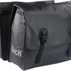 Goedkoop ???? Beck Type Classic - Dubbele Fietstas - 46 L - Mat Zwart ????