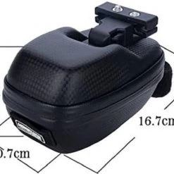 Promo ❤️ More Zone Sports MOREZONE Fietszadeltas | Riem-Zadeltassen | MTB Fiets Fietsstoeltje Pack Regendicht | Waterdicht (Zwart) 🌟 -AGU WINKLE 550x395