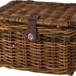 Flash-uitverkoop ???? Fastrider Sera Rotan Fietsmand - Bruin - 17L - Handgemaakt - Met Klep ❤️ -AGU WINKLE 550x409 5
