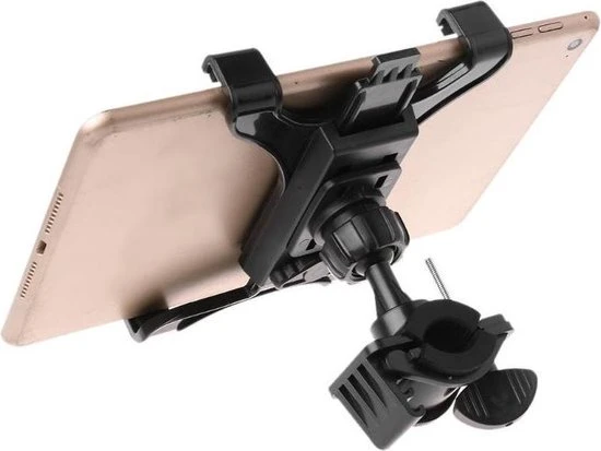 Hete verkoop ???? Merkloos Universele Tablet - IPad Houder Fiets - Home Trainer - Fietsstuur - Standaard - Steun - Zwart - Tot 11 Inch ???? 2 Hete verkoop ???? Merkloos Universele Tablet - IPad Houder Fiets - Home Trainer - Fietsstuur - Standaard - Steun - Zwart - Tot 11 Inch ???? - Afbeelding 2