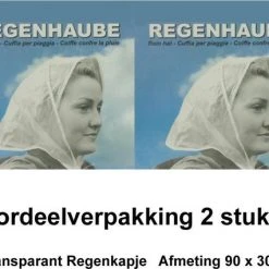 Goedkoopste 🔥 Rojafit Budget Regenkapje Transparant (Afmeting 90 X 30 Cm) Voordeelset A 2 Stuks!! ✨