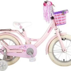 Kopen 👏 Volare Ashley Kinderfiets - Meisjes - 14 Inch - Roze - 95% Afgemonteerd ✔️