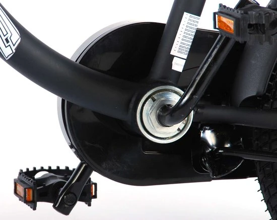 Goedkoop ???? Volare Black Cruiser Kinderfiets - Jongens - 16 Inch - Zwart - 2 Handremmen ⌛ 7 Goedkoop ???? Volare Black Cruiser Kinderfiets - Jongens - 16 Inch - Zwart - 2 Handremmen ⌛ - Afbeelding 7