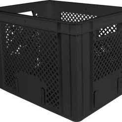 Groothandel π Merkloos Fietskrat Zwart 30 LIter 40x30x26cm. π