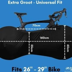 Coupon 😍 BicYclette Sleeve (B-Y Sleeve) B-Y Sleeve Fietshoes T/m 29" - Fiets Beschermhoes - Racefiets Hoes - MTB - Bike Cover - Model: Black 😍 -AGU WINKLE 550x442 2