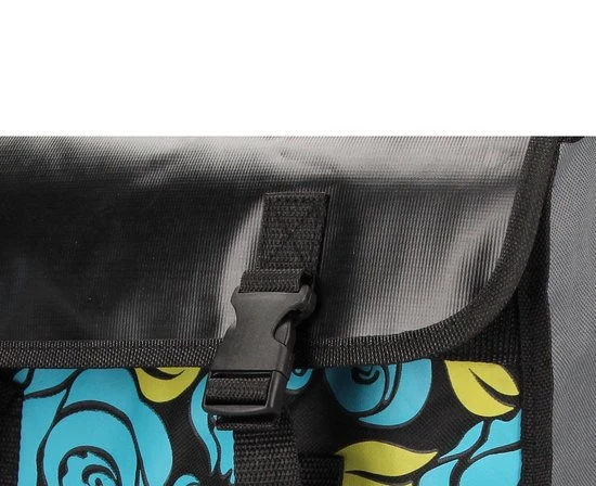 Nieuw ???? Lastpak Waterafstotende Dubbele Fietstas Met Bloemmotief 35 Liter ???? 4 Nieuw ???? Lastpak Waterafstotende Dubbele Fietstas Met Bloemmotief 35 Liter ???? - Afbeelding 4